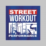 Street Workout Performance hrubá mikina na zips s kapucou stiahnuteľnou šnúrkami